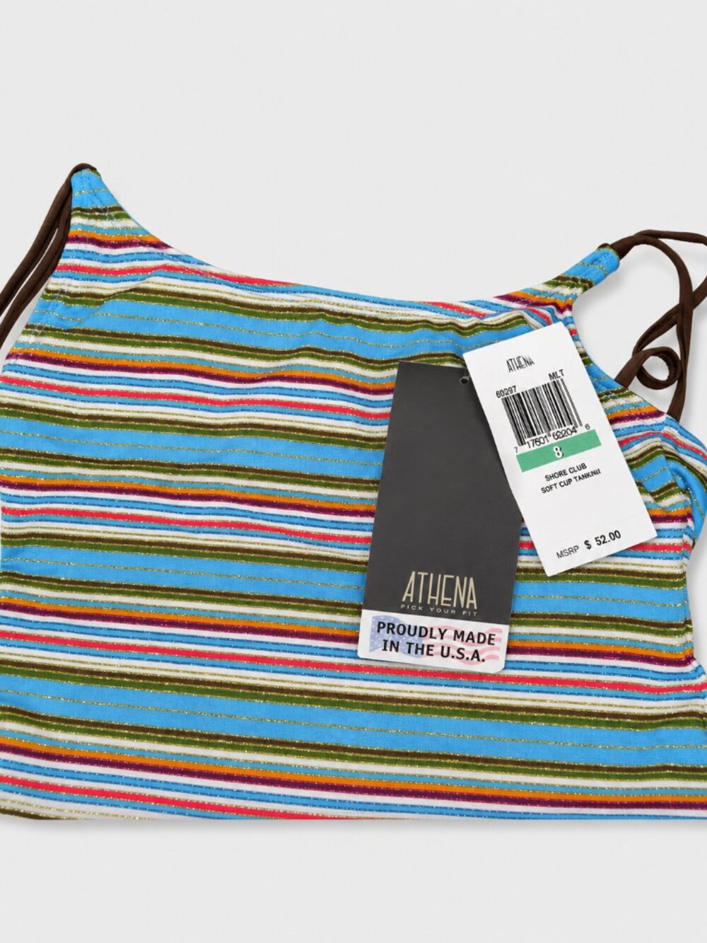 NWT Athena Shore Club Tankini Swim Set Size 8 - Picture 4 of 7